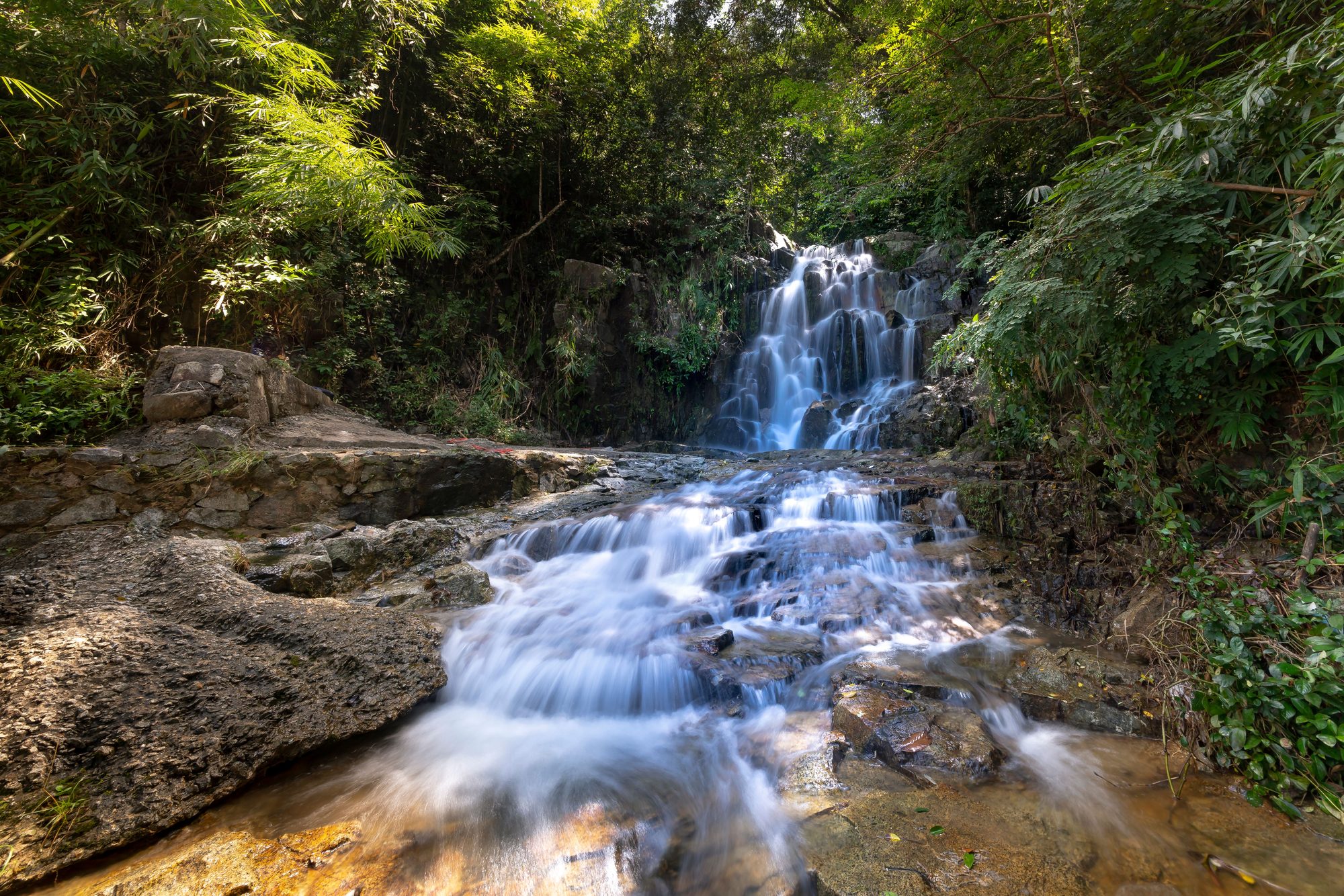 Jungle waterfall in East Bali