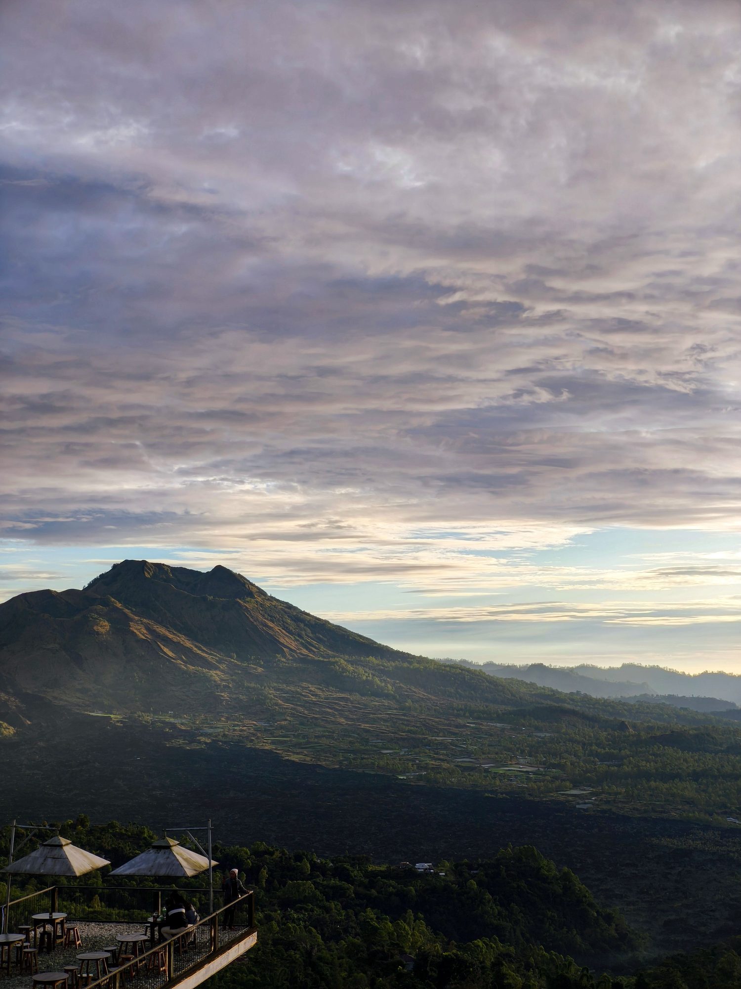 Mount Batur at dawn, Kintamani