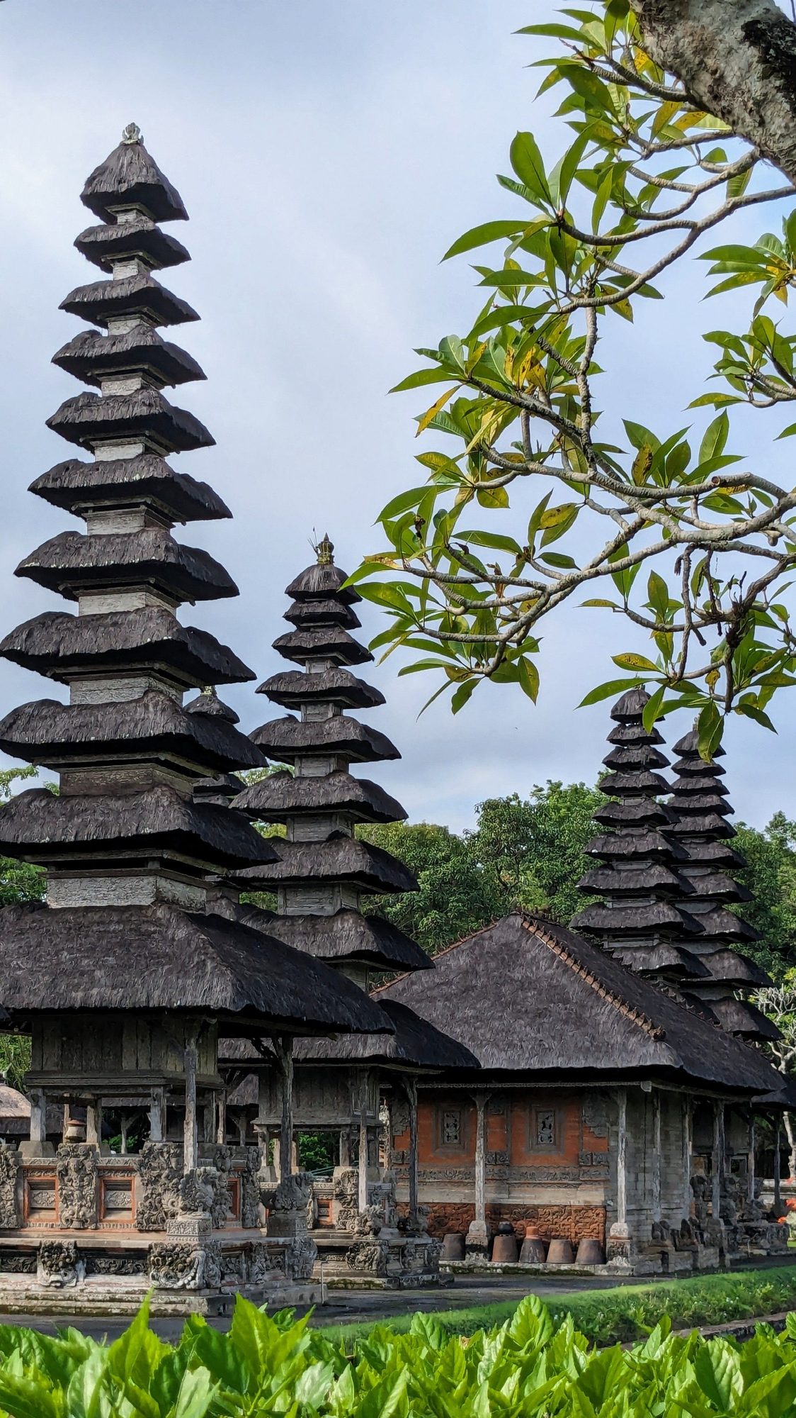Taman Ayun temple, traditional Balinese roofs