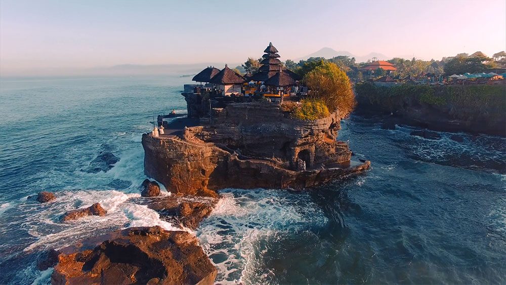 Tanah Lot at sunset
